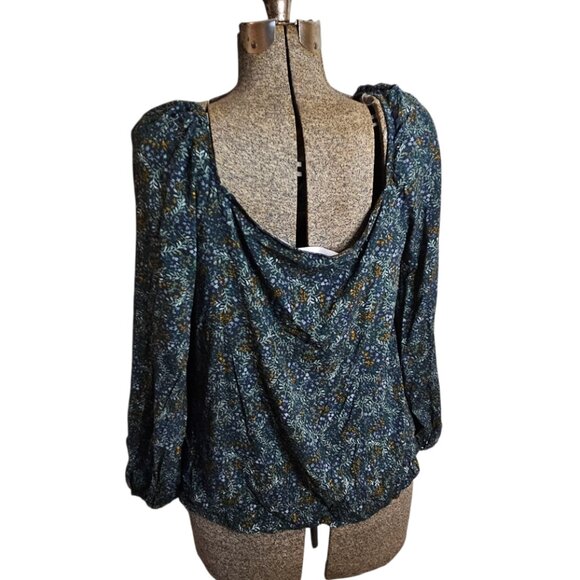 Reitmans Long Sleeve Floral Blouse XL - Picture 3 of 7